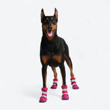 Flex Shell Waterproof Dog Boots - Fuchsia Camo