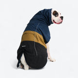 Breatheshield™ Dog Raincoat - Blue Gold Black
