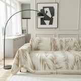 Pet Couch Cover - Leaves Beige