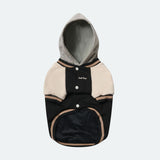 Dog Varsity Jacket - Black