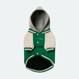 Dog Varsity Jacket - Green