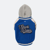 Dog Varsity Jacket - Blue