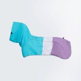 Dog Raincoat - Blue White Purple
