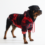 Velvet Red Black Hoodie||size:4XL,5XL