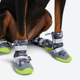 Dog Rainboots, Waterproof Dog Shoes - Grey Camo