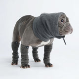 Leg Warmer and Earmuff Protector Set - Grey