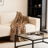 Rustic Boho Brown Couch Cover