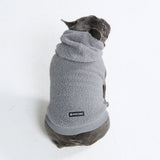 Teddy Sherpa Dog Sweater - Silver Gray