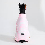 Dog Pajama - Pink Stripes