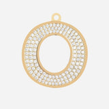 Initial Letter Jewelry Tag - O