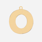 Initial Letter Jewelry Tag - O