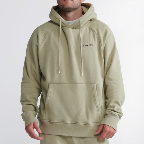 Essential Human Hoodie - Olive Green