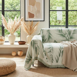 Pet Couch Cover - Leaves Green