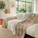 Pet Couch Cover - Lily of The Valley Beige