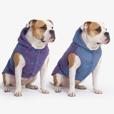 Purple and Blue Reversible Jacket||size:4XL