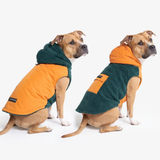 Green and Orange Reversible Jacket||size:4XL