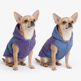 Purple and Blue Reversible Jacket||size:S