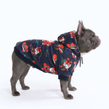 Christmas Dog Hoodie - Black Howdy Holidays||size:XL