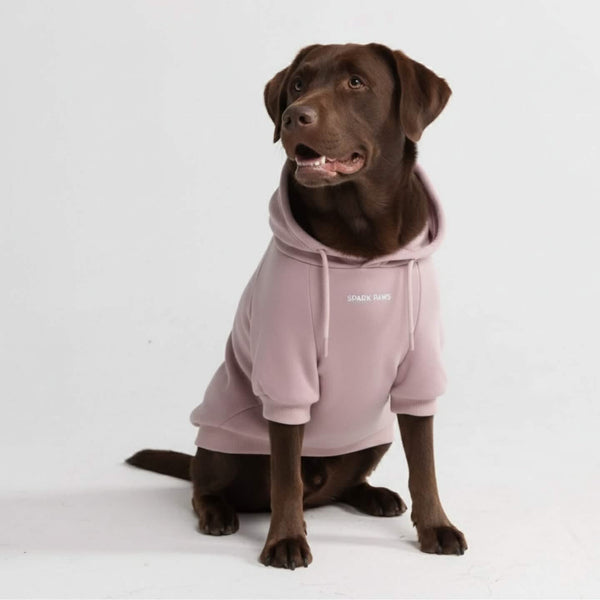 Essential Dog Hoodie - Purple Taupe