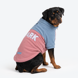Blue Rose Plush Fleece Dog Sweater||size:4XL