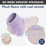Lilac Cream Plush Fleece Dog Sweater||size:S,M,L,XL,2XL,3XL,4XL