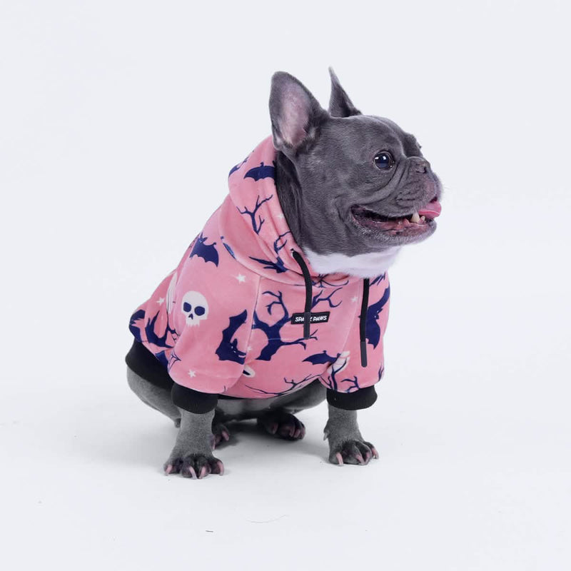 Halloween Dog Hoodie - Pink