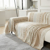 Mosaic Beige Couch Cover