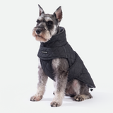 Black Quilted Winter Jacket||size:M