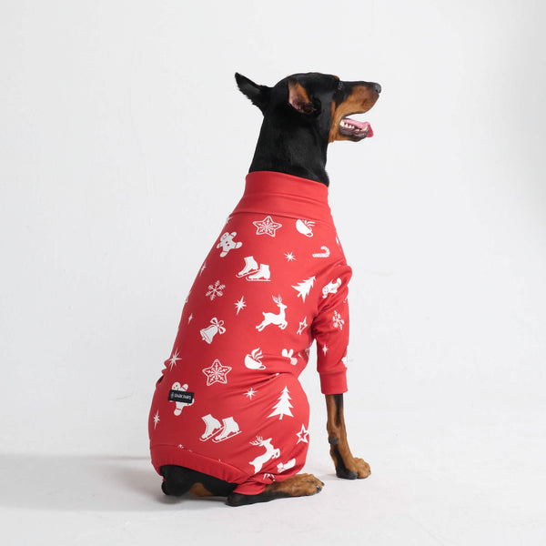 Dog Christmas Pajama - Red Cheer