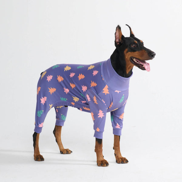 Dog Christmas Pajama - Candy Trees