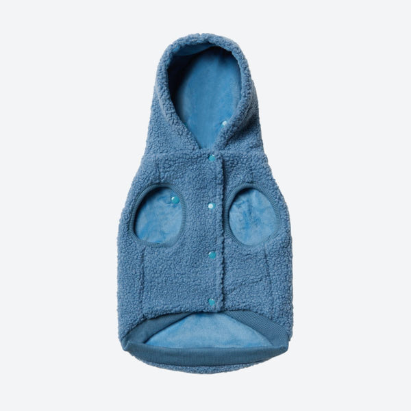 Teddy Sherpa Dog Sweater - Blue