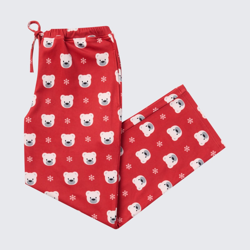 Human Pajama Pants - Polar Bear