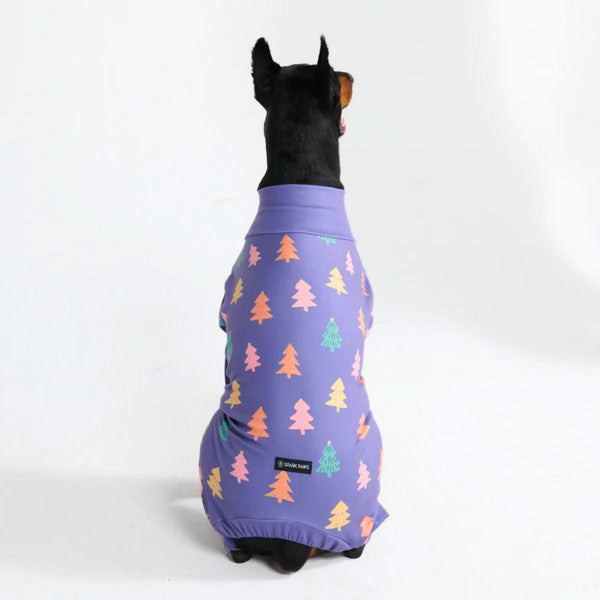 Dog Christmas Pajama - Candy Trees