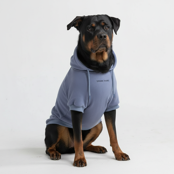 Essential Dog Hoodie - Slate Blue