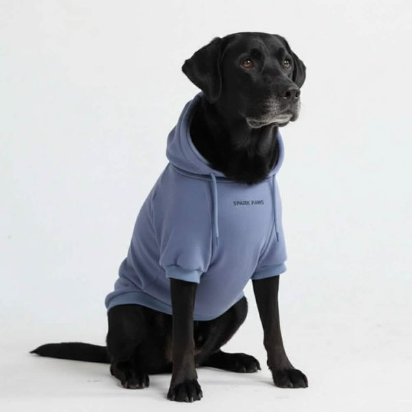 Essential Dog Hoodie - Slate Blue