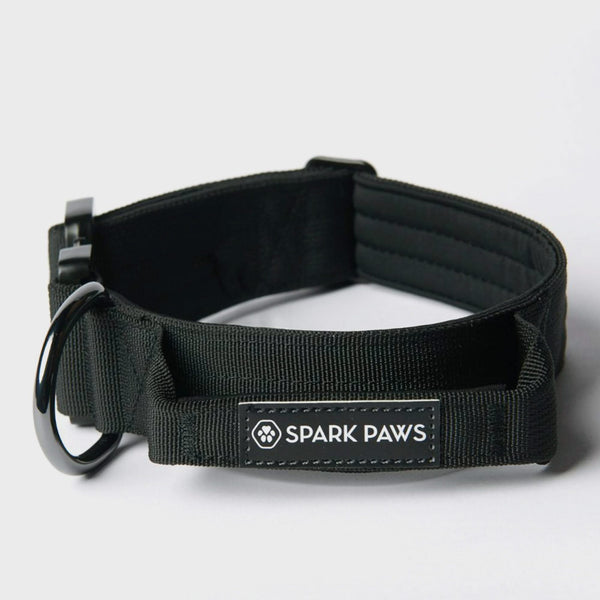 Tactical Dog Collar Set - Black (1.5"/4cm)