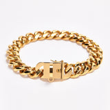gold dog chain