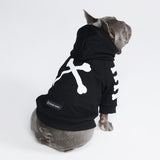 "WOOF" Dog Hoodie - Black & Reflective